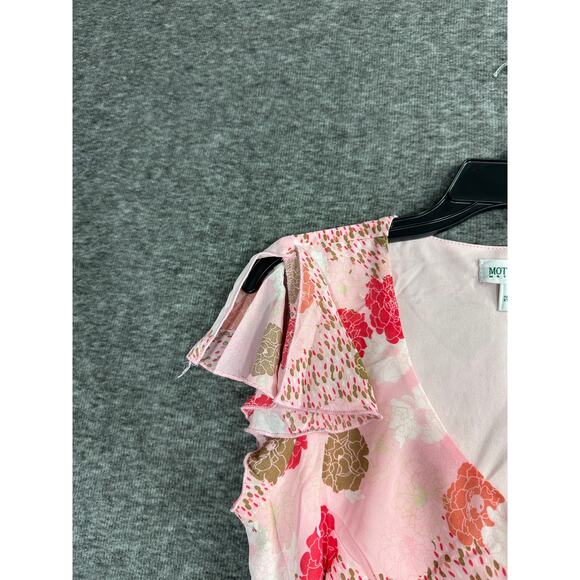 Vintage Y2K Motherhood Maternity Babydoll Top size Small Pink Floral - Picture 5 of 7